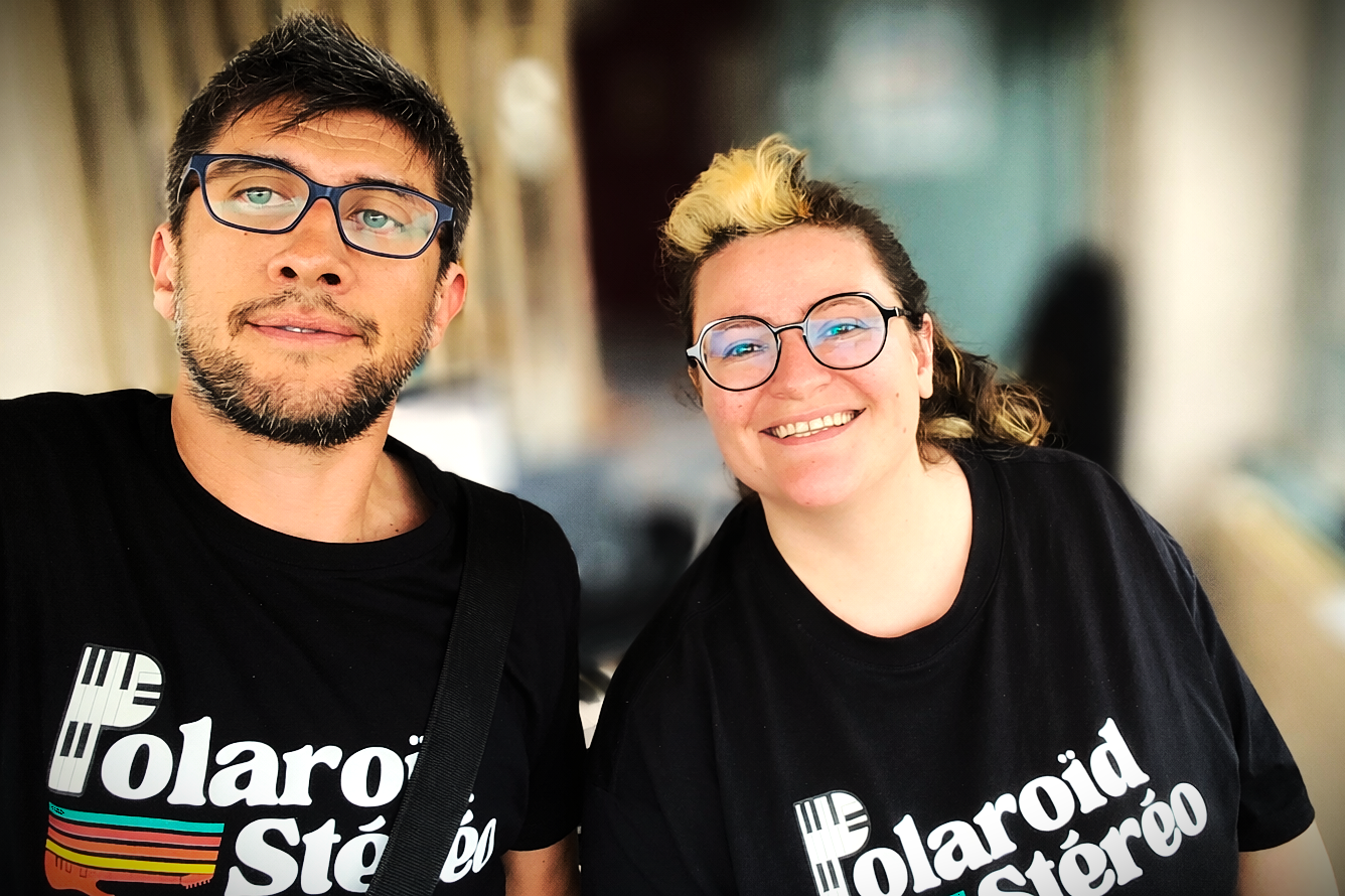 Les deux membres de Polaroïd Stéréo